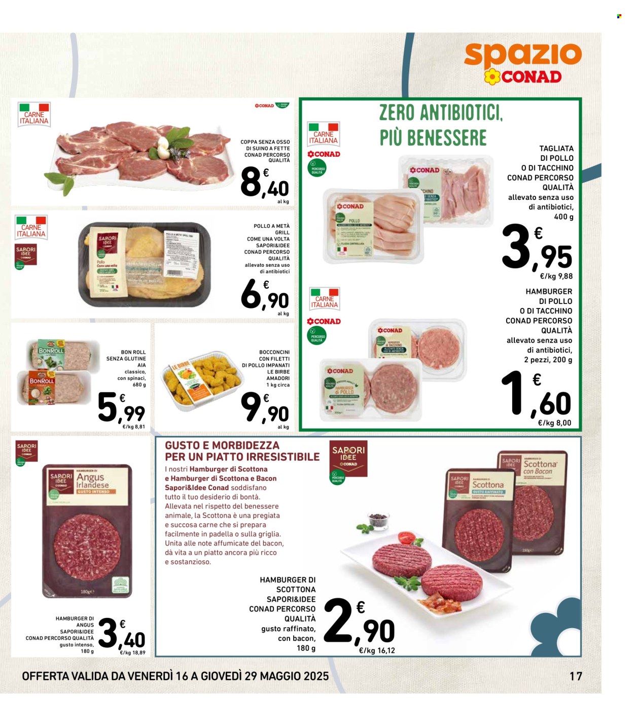 Volantino Spazio Conad - 16/5/2025 - 29/5/2025. Pagina 1