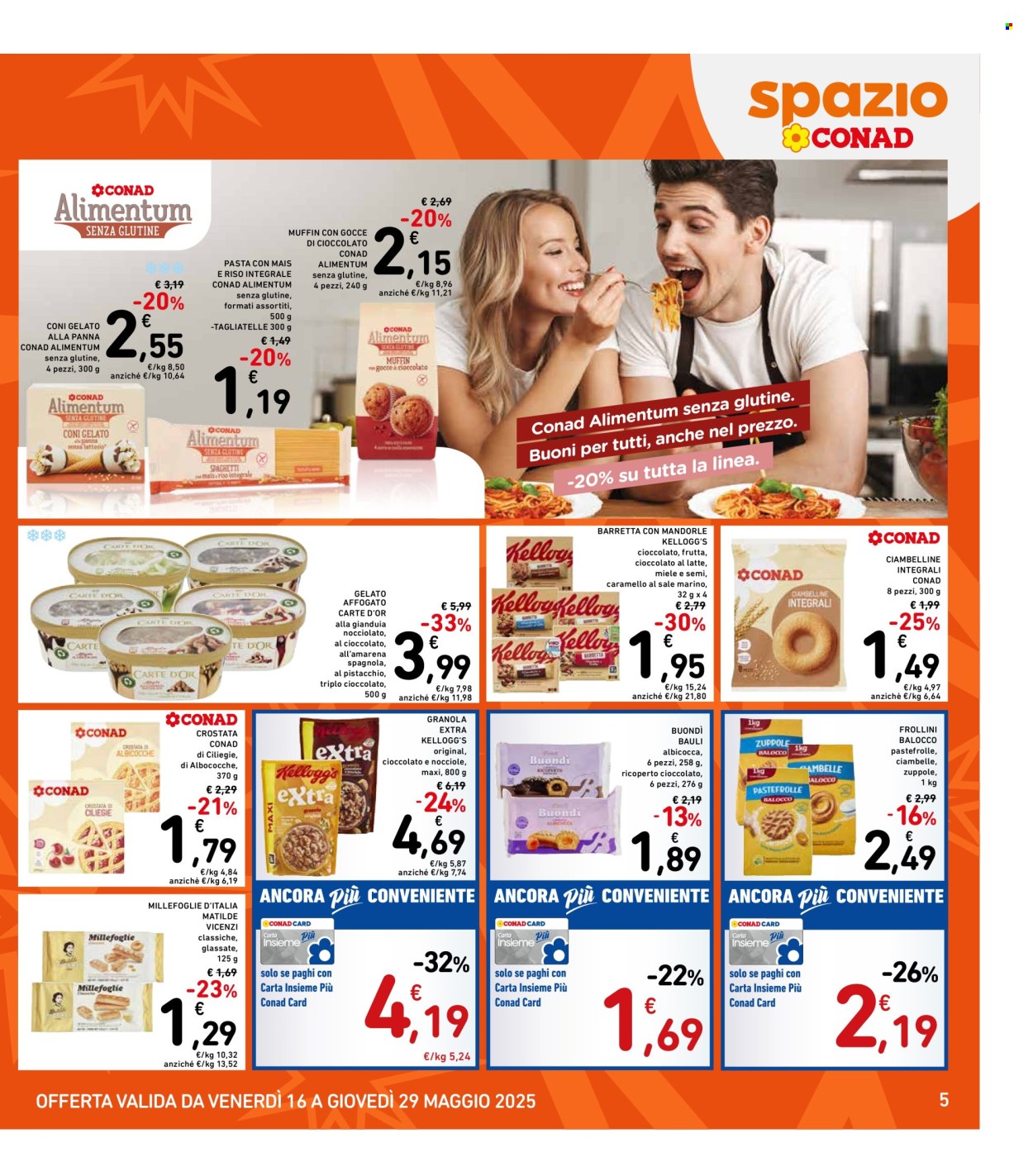 Volantino Spazio Conad - 16/5/2025 - 29/5/2025. Pagina 1