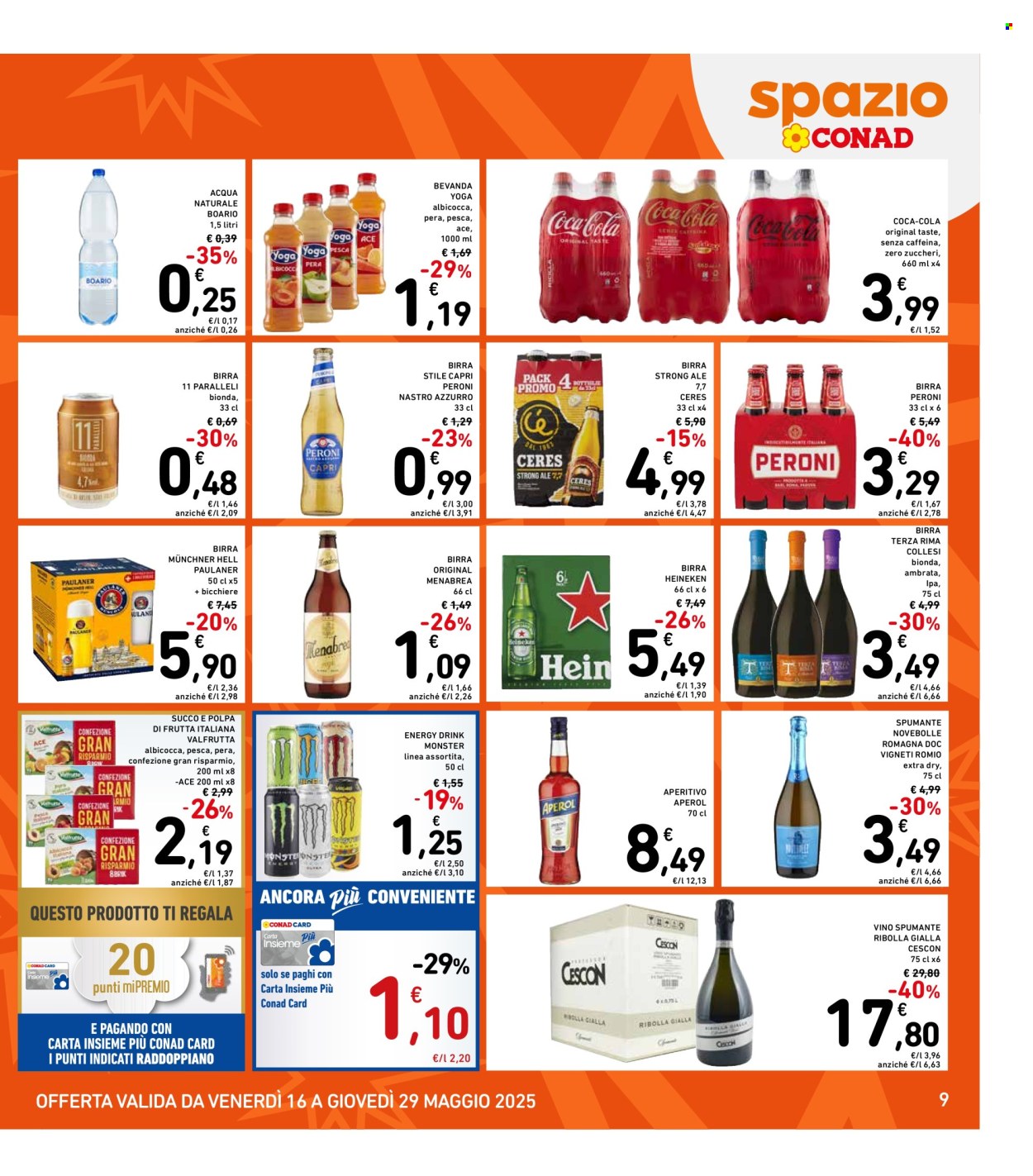 Volantino Spazio Conad - 16/5/2025 - 29/5/2025. Pagina 1