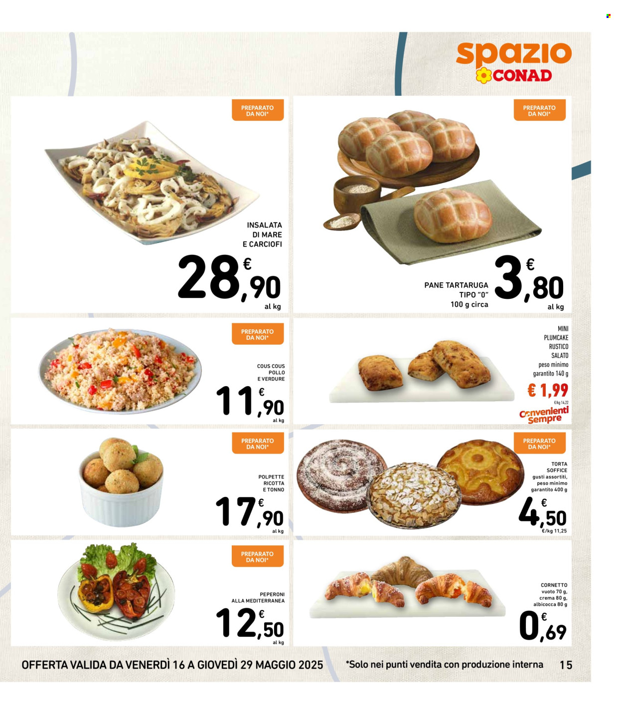 Volantino Spazio Conad - 16/5/2025 - 29/5/2025. Pagina 1