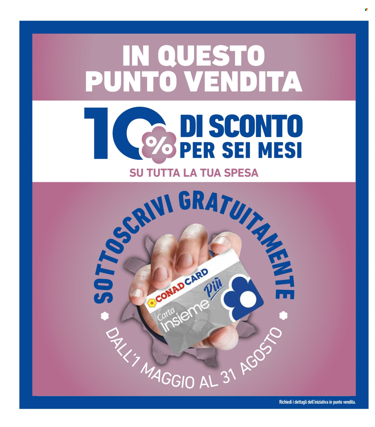 Volantino Spazio Conad - 16/5/2025 - 29/5/2025. Pagina 1