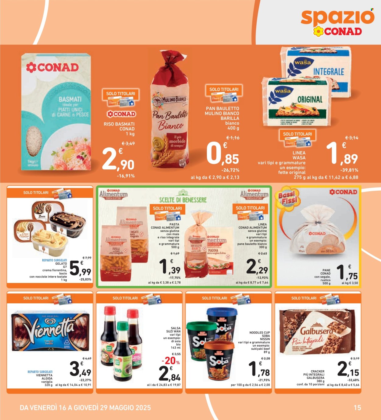 Volantino Spazio Conad - 16/5/2025 - 29/5/2025. Pagina 1