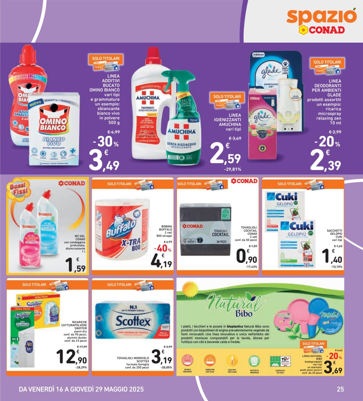 Volantino Spazio Conad - 16/5/2025 - 29/5/2025. Pagina 1