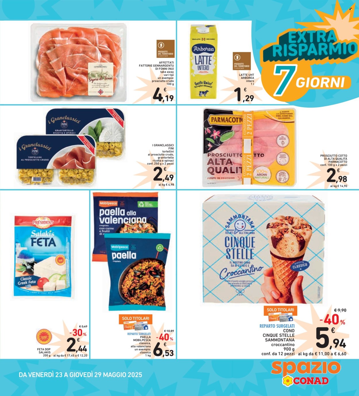 Volantino Spazio Conad - 16/5/2025 - 29/5/2025. Pagina 1