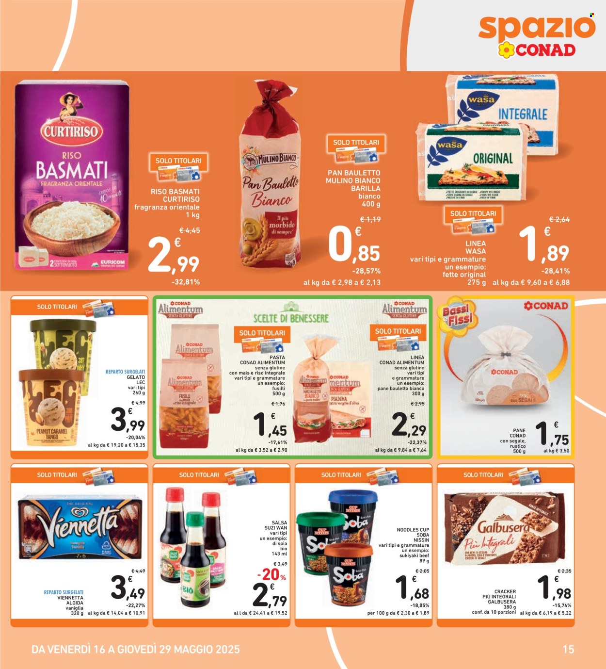 Volantino Spazio Conad - 16/5/2025 - 29/5/2025. Pagina 1