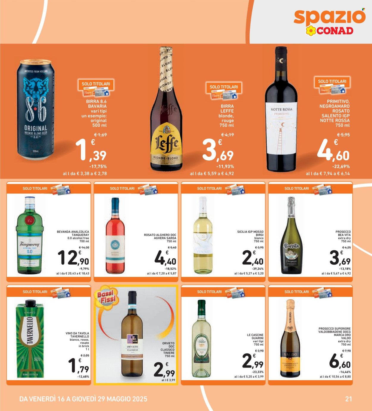 Volantino Spazio Conad - 16/5/2025 - 29/5/2025. Pagina 1