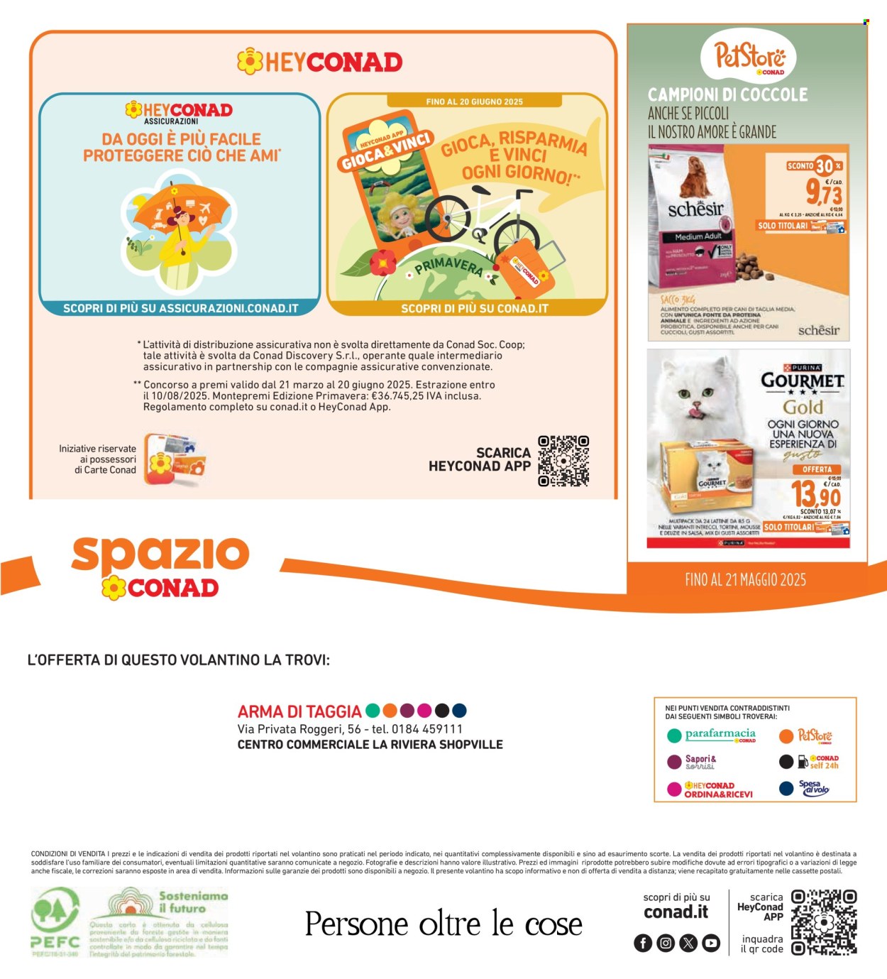 Volantino Spazio Conad - 16/5/2025 - 29/5/2025. Pagina 1