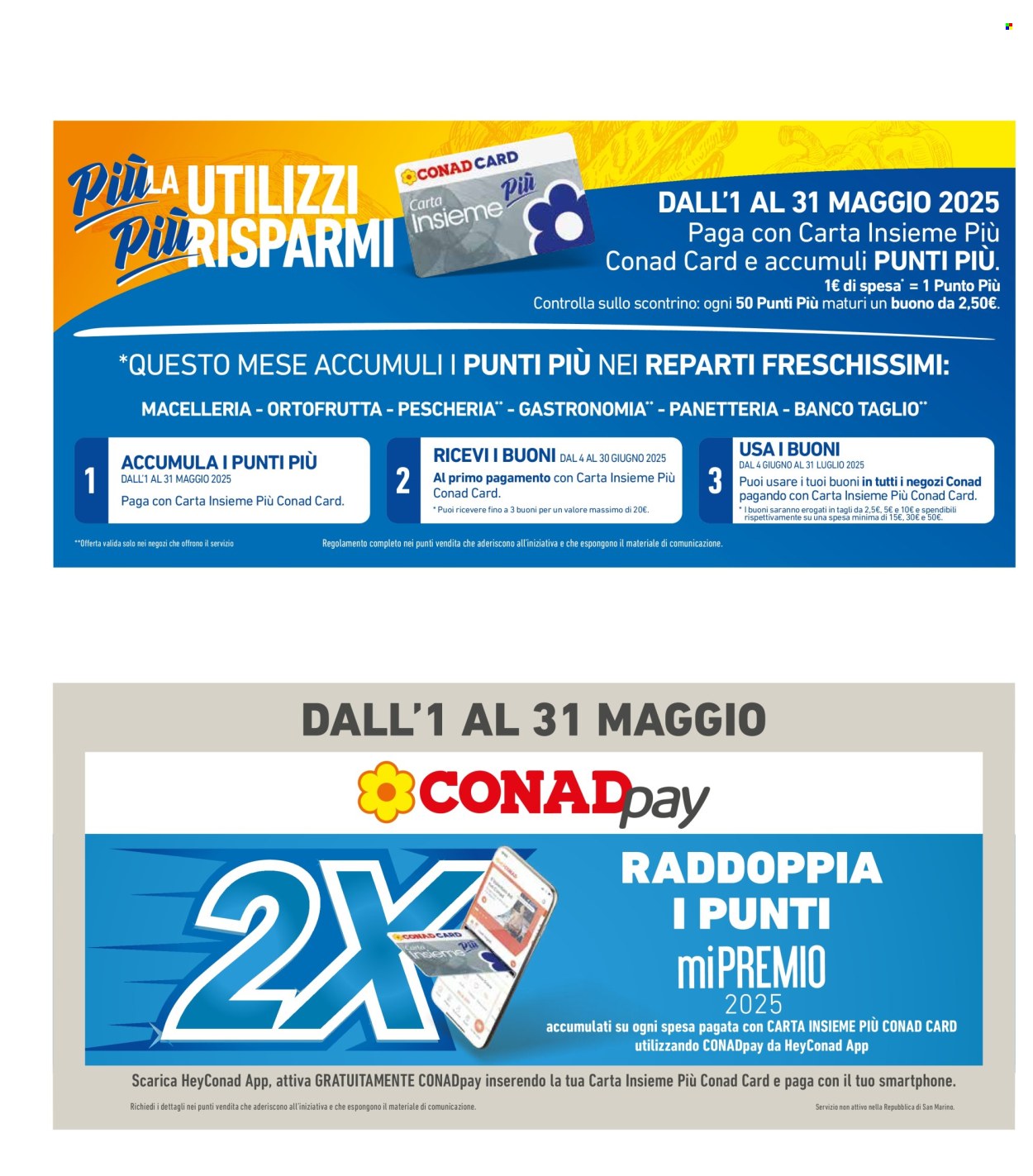 Volantino Spazio Conad - 16/5/2025 - 29/5/2025. Pagina 1