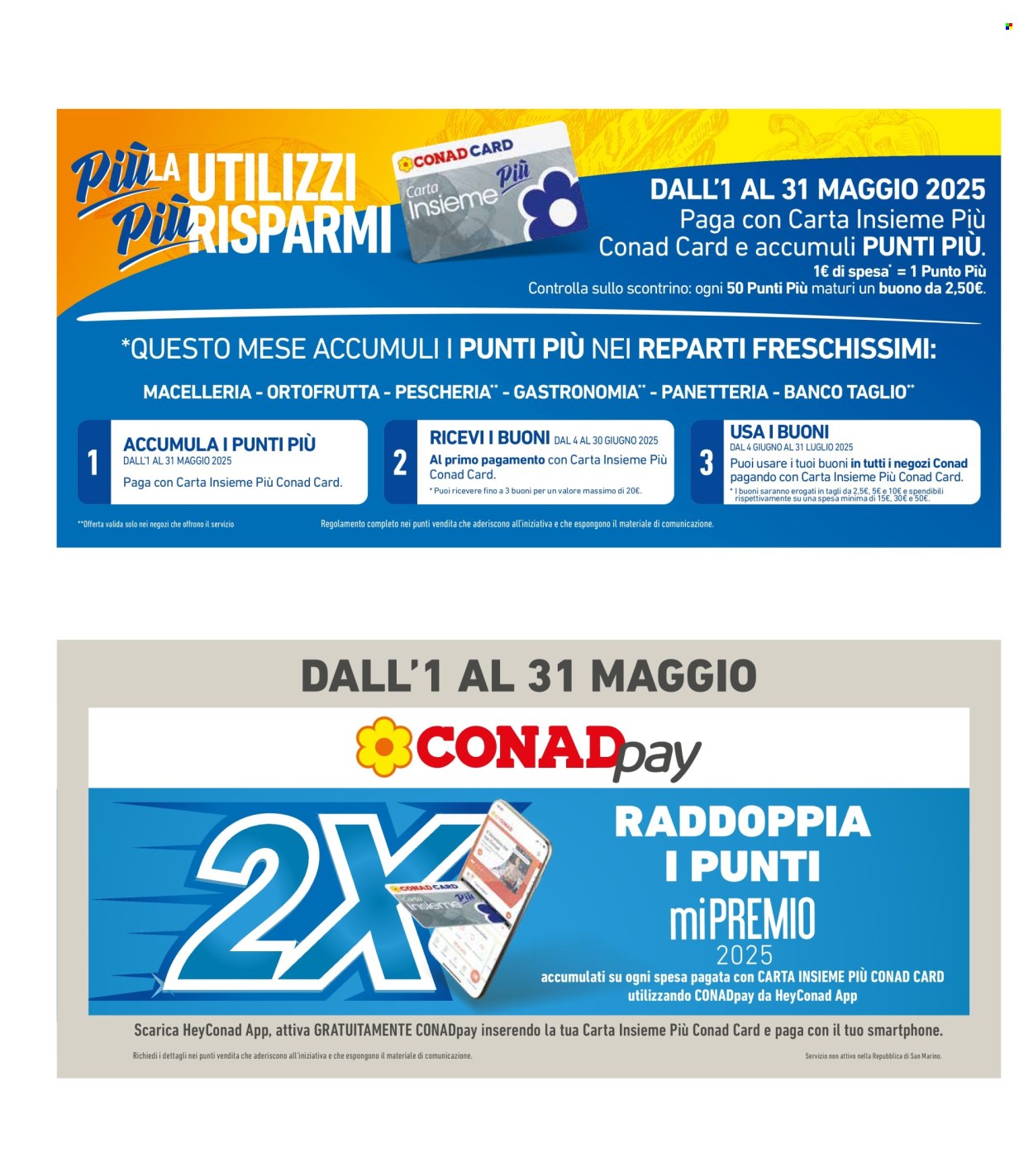 Volantino Spazio Conad - 16/5/2025 - 29/5/2025. Pagina 1