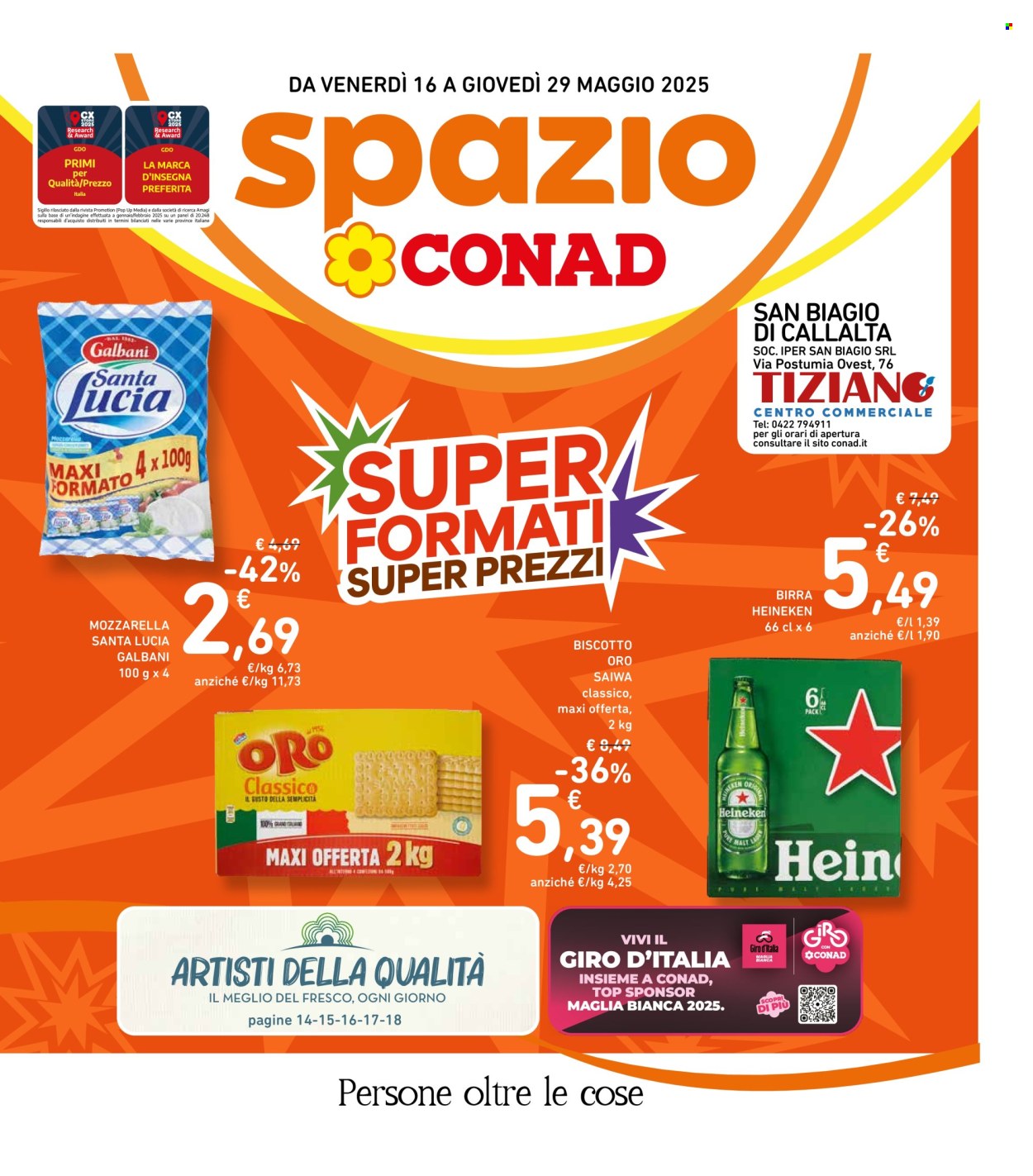 Volantino Spazio Conad - 16/5/2025 - 29/5/2025. Pagina 1