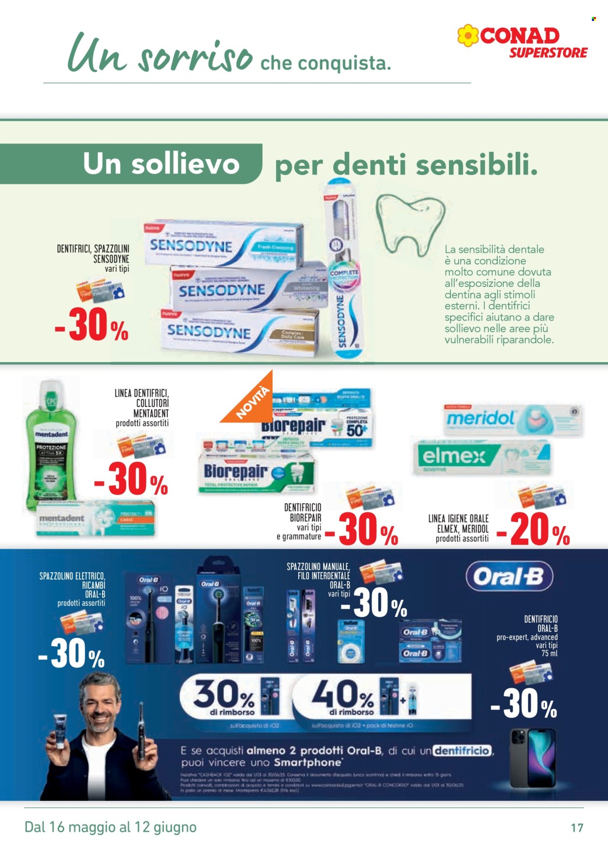 Volantino Conad - 16/5/2025 - 12/6/2025. Pagina 1