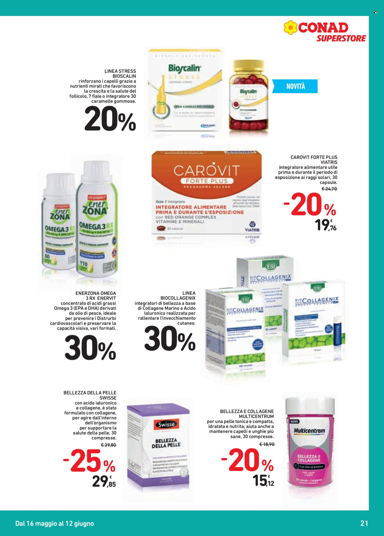 Volantino Conad - 16/5/2025 - 12/6/2025. Pagina 1
