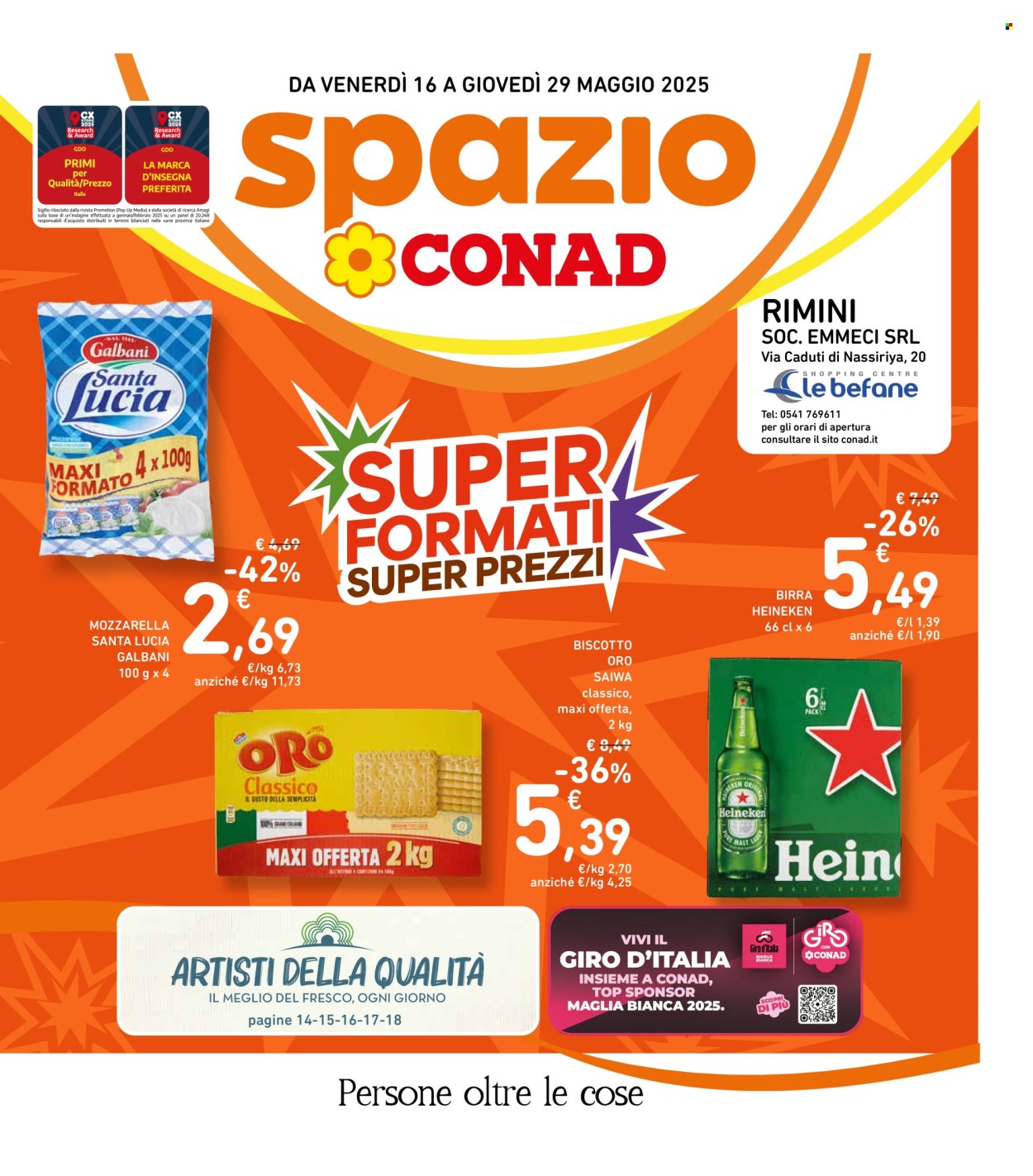 Leták Spazio Conad - 16.5.2025 - 29.5.2025. Strana 1