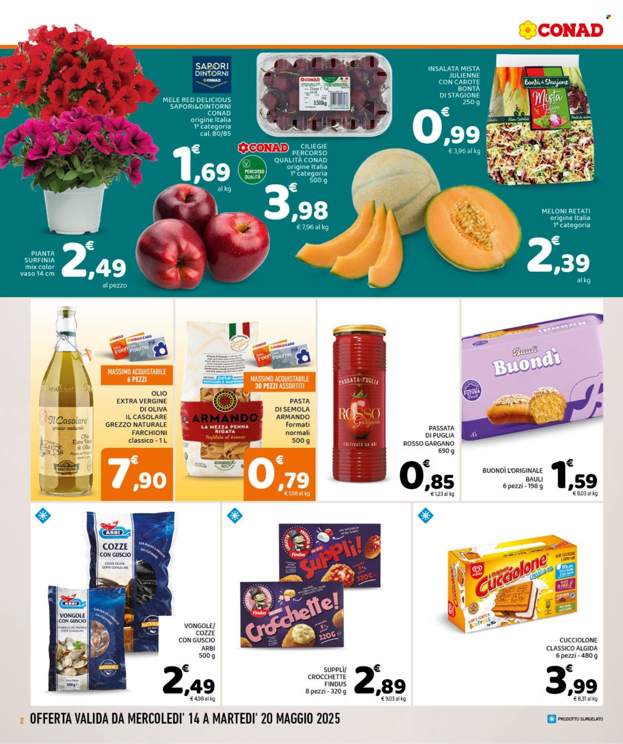 Volantino Conad - 14/5/2025 - 20/5/2025. Pagina 1