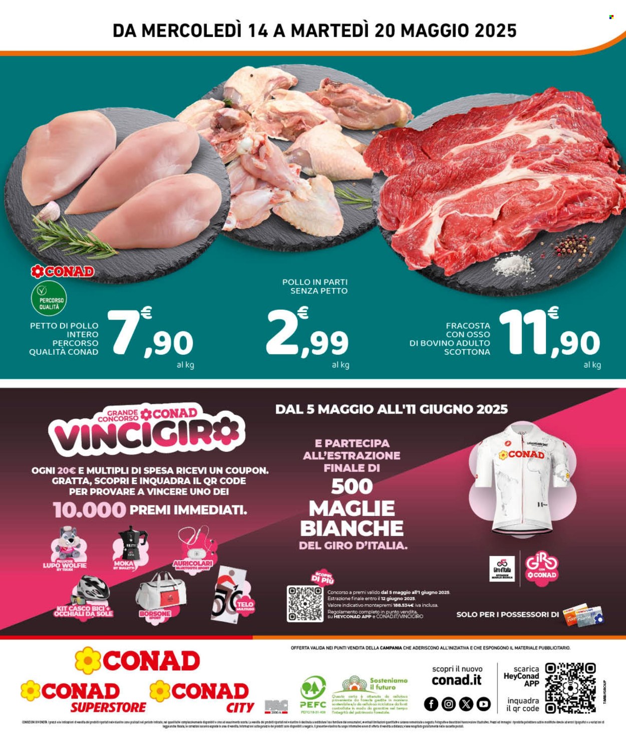Volantino Conad - 14/5/2025 - 20/5/2025. Pagina 1