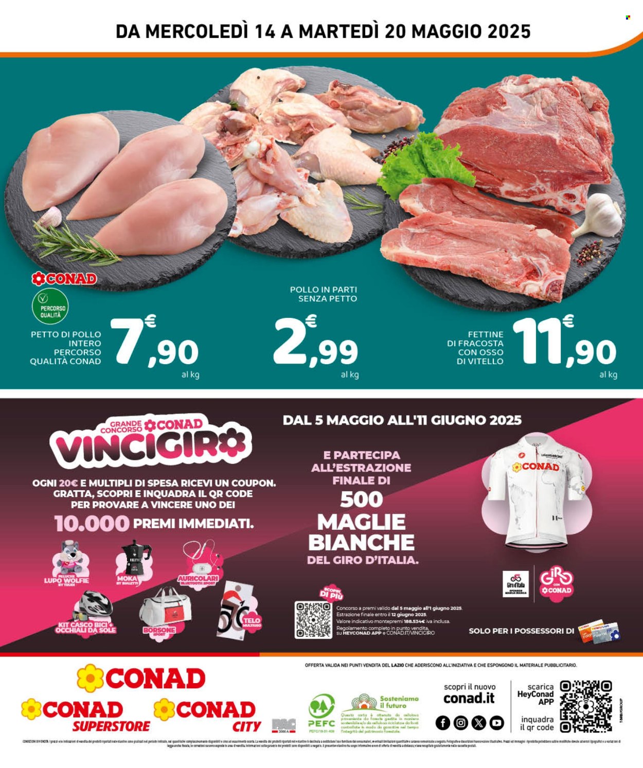 Volantino Conad - 14/5/2025 - 20/5/2025. Pagina 1