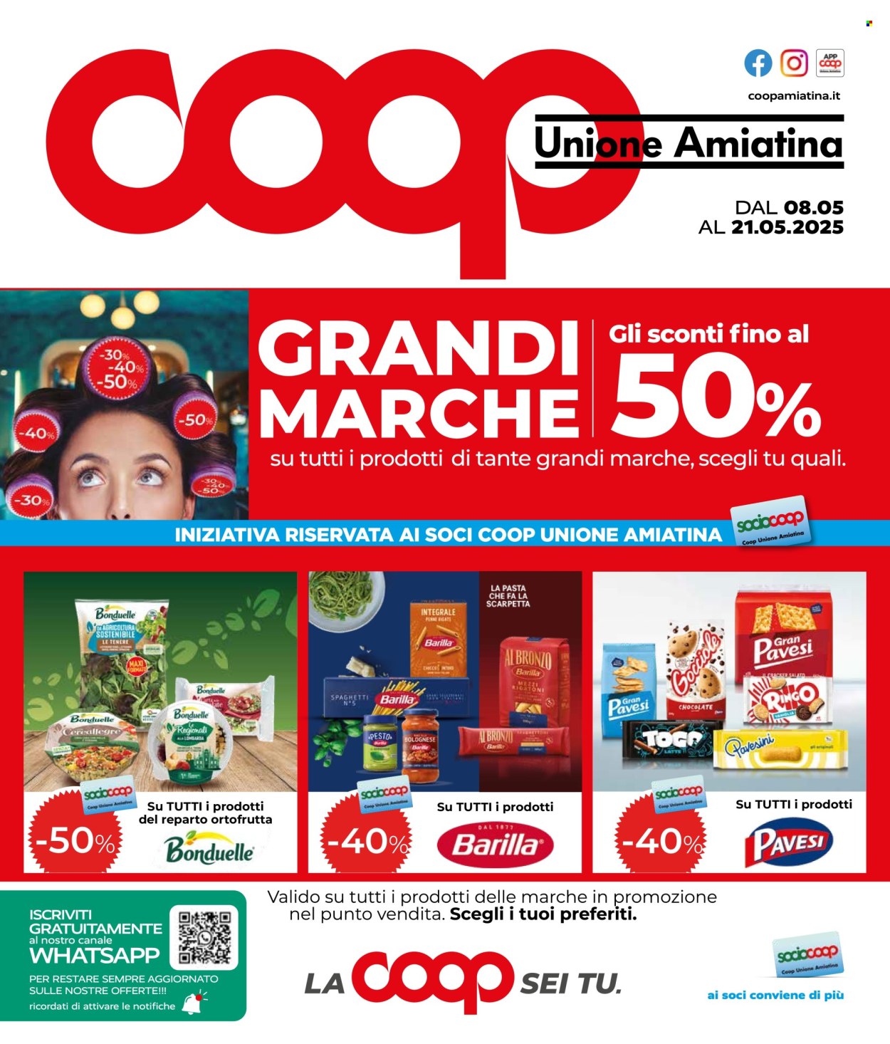 Leták Coop - 8.5.2025 - 21.5.2025. Strana 1