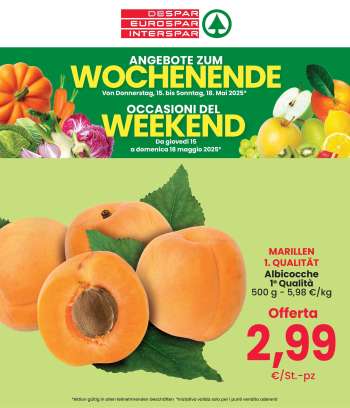Volantino Eurospar - 15/5/2025 - 18/5/2025.