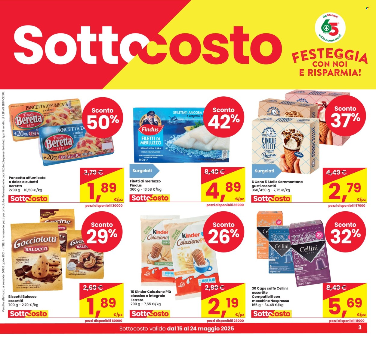Volantino Eurospar - 15/5/2025 - 24/5/2025. Pagina 1