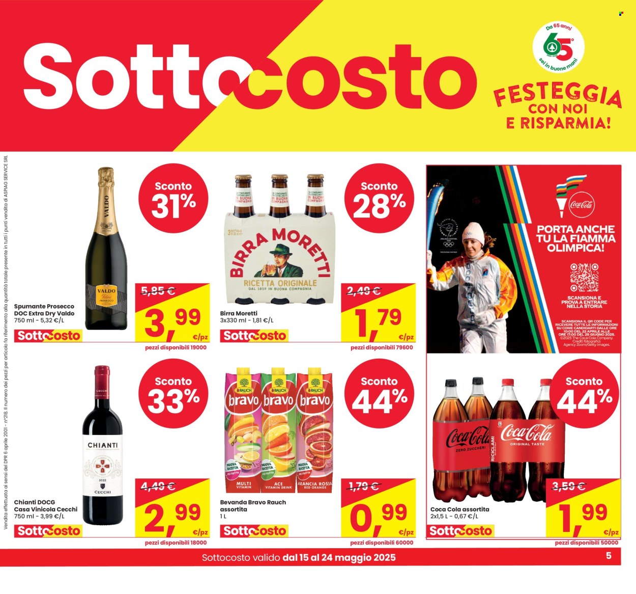 Volantino Eurospar - 15/5/2025 - 24/5/2025. Pagina 1