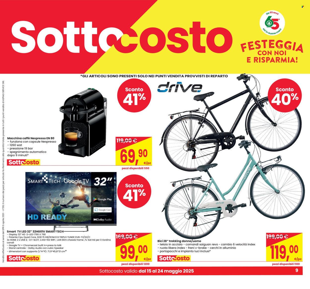 Volantino Eurospar - 15/5/2025 - 24/5/2025. Pagina 1