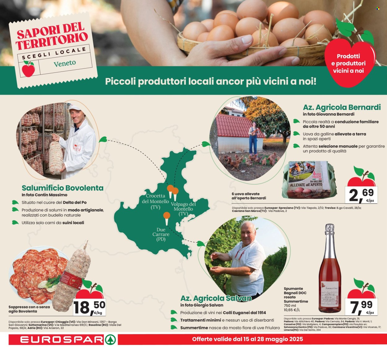 Volantino Eurospar - 15/5/2025 - 24/5/2025. Pagina 1