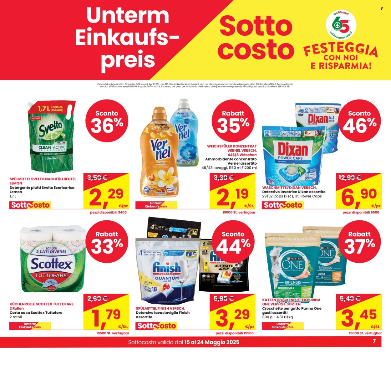 Volantino Eurospar - 15/5/2025 - 24/5/2025. Pagina 1