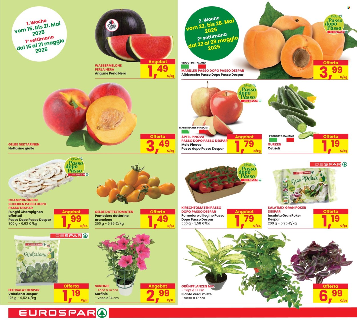 Volantino Eurospar - 15/5/2025 - 24/5/2025. Pagina 1