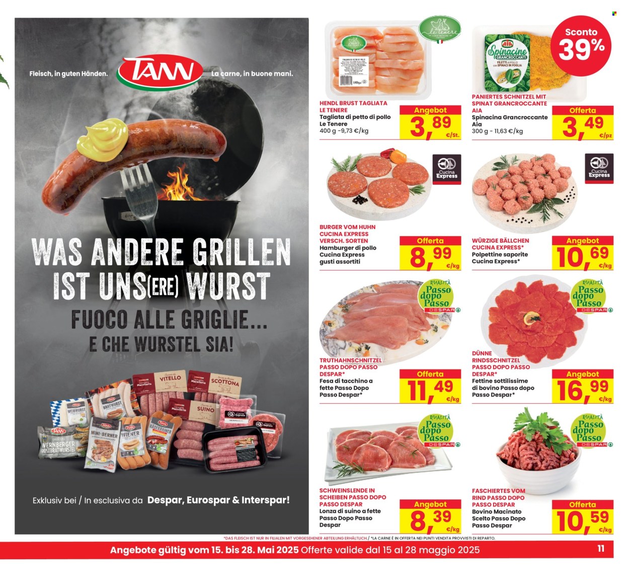 Volantino Eurospar - 15/5/2025 - 24/5/2025. Pagina 1
