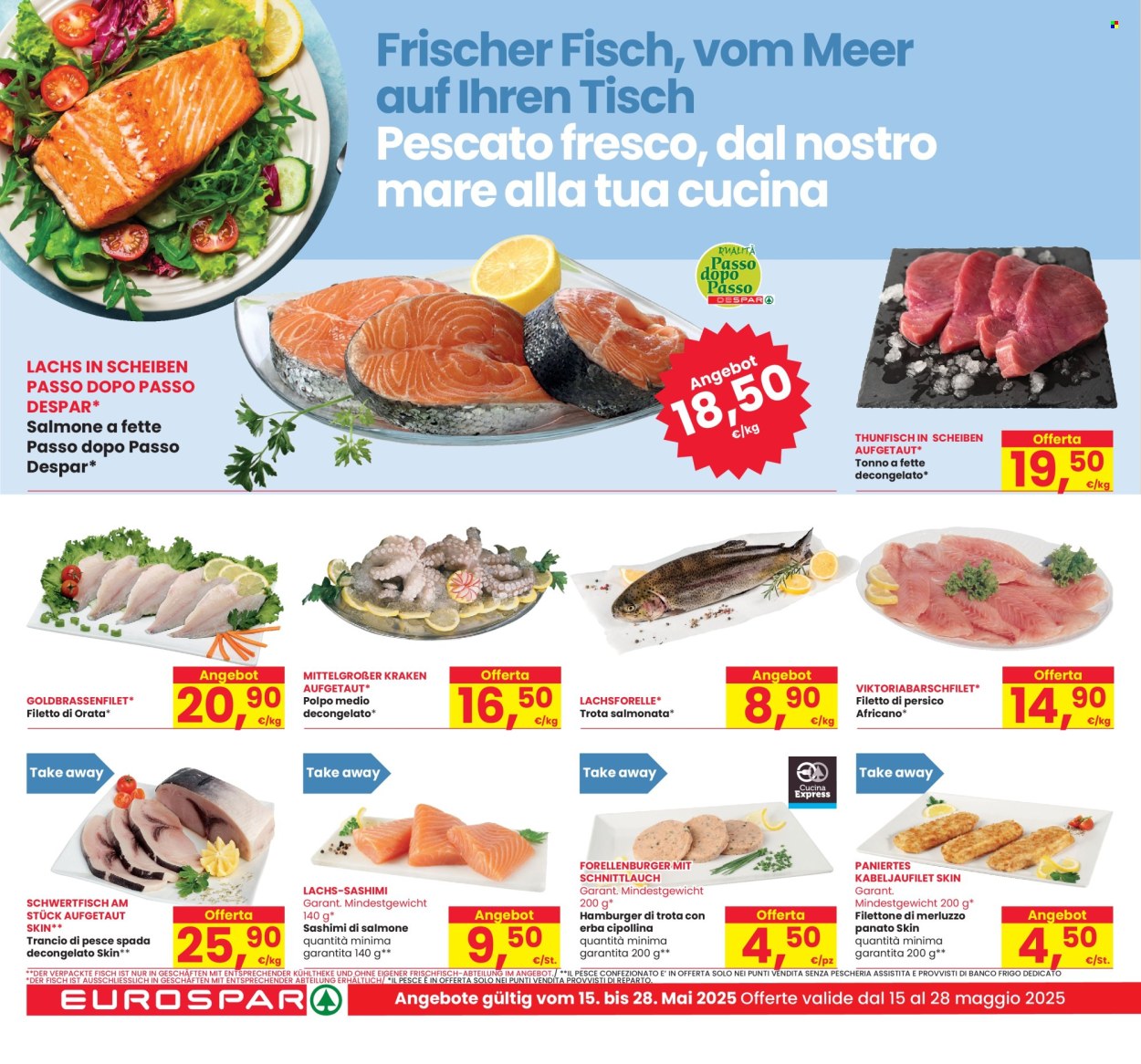 Volantino Eurospar - 15/5/2025 - 24/5/2025. Pagina 1