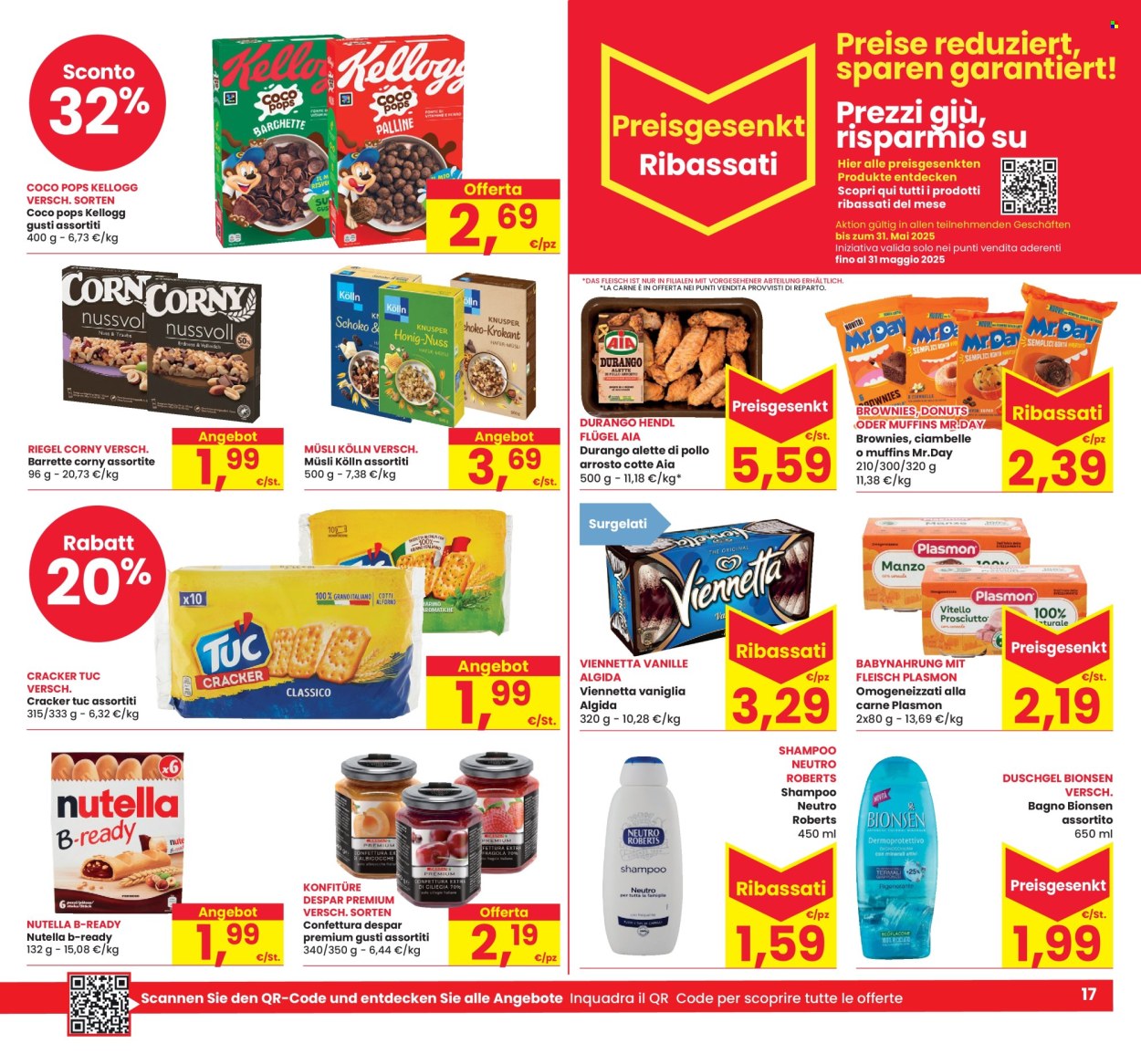 Volantino Eurospar - 15/5/2025 - 24/5/2025. Pagina 1