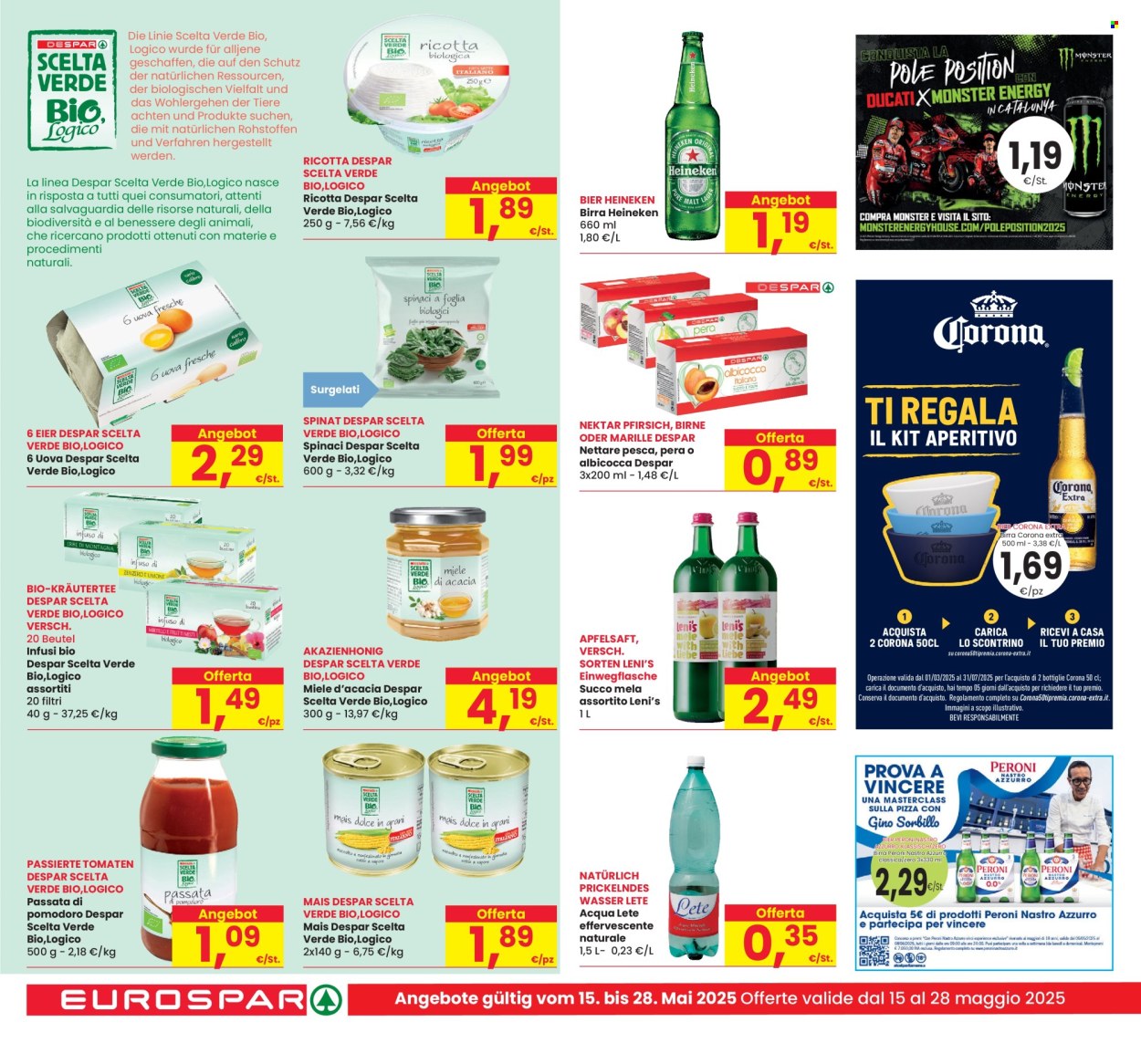 Volantino Eurospar - 15/5/2025 - 24/5/2025. Pagina 1