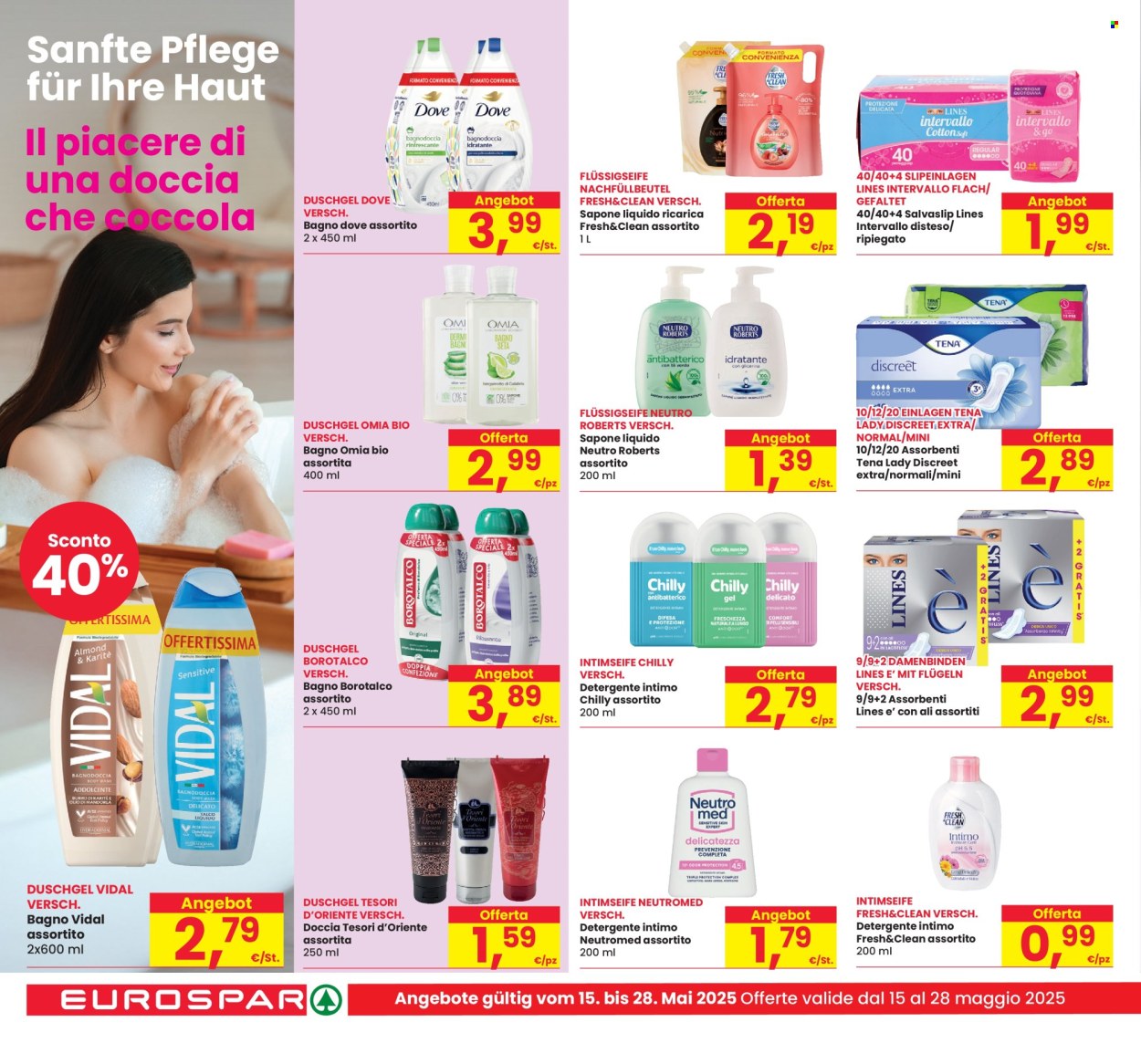 Volantino Eurospar - 15/5/2025 - 24/5/2025. Pagina 1
