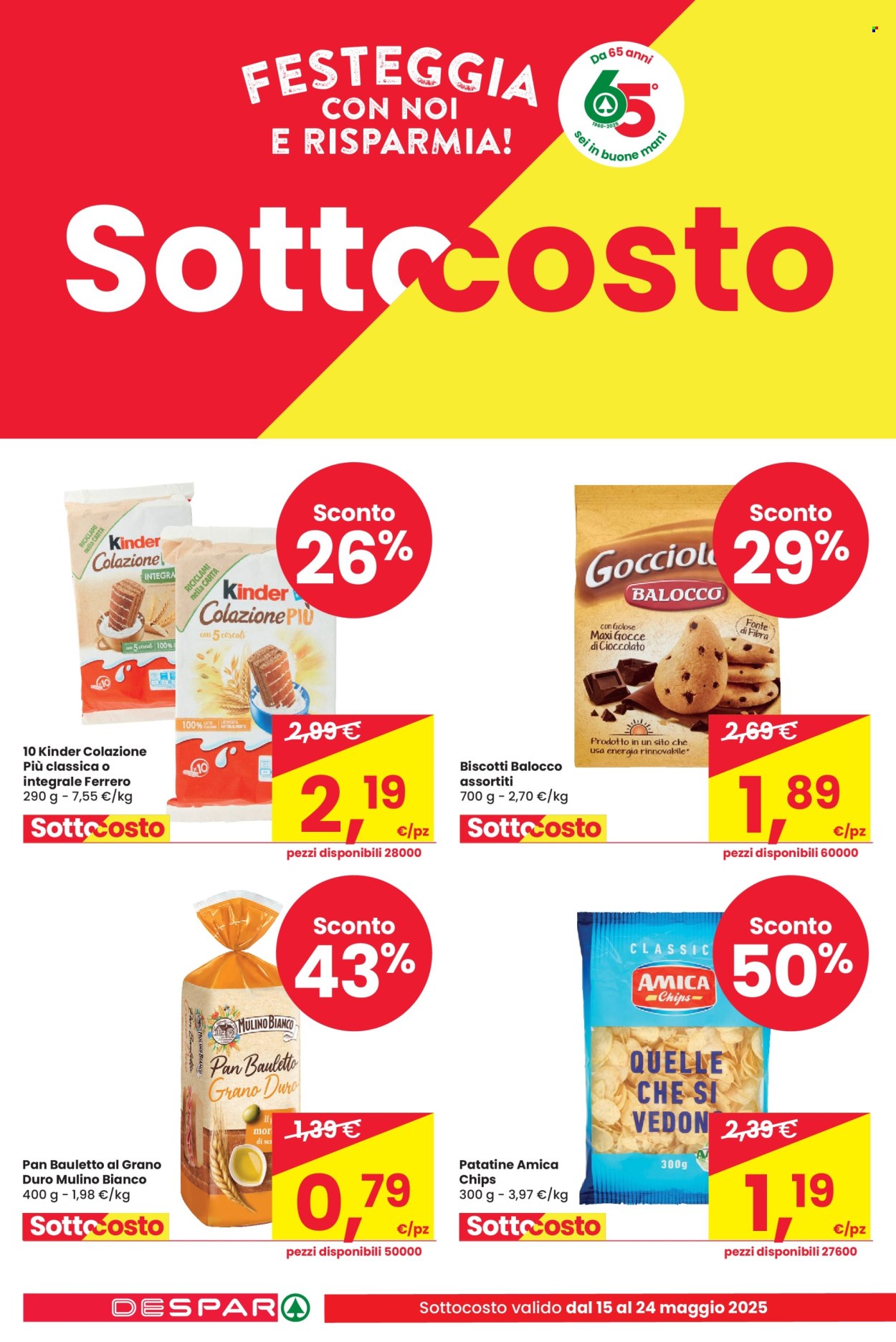 Volantino Despar - 15/5/2025 - 24/5/2025. Pagina 1