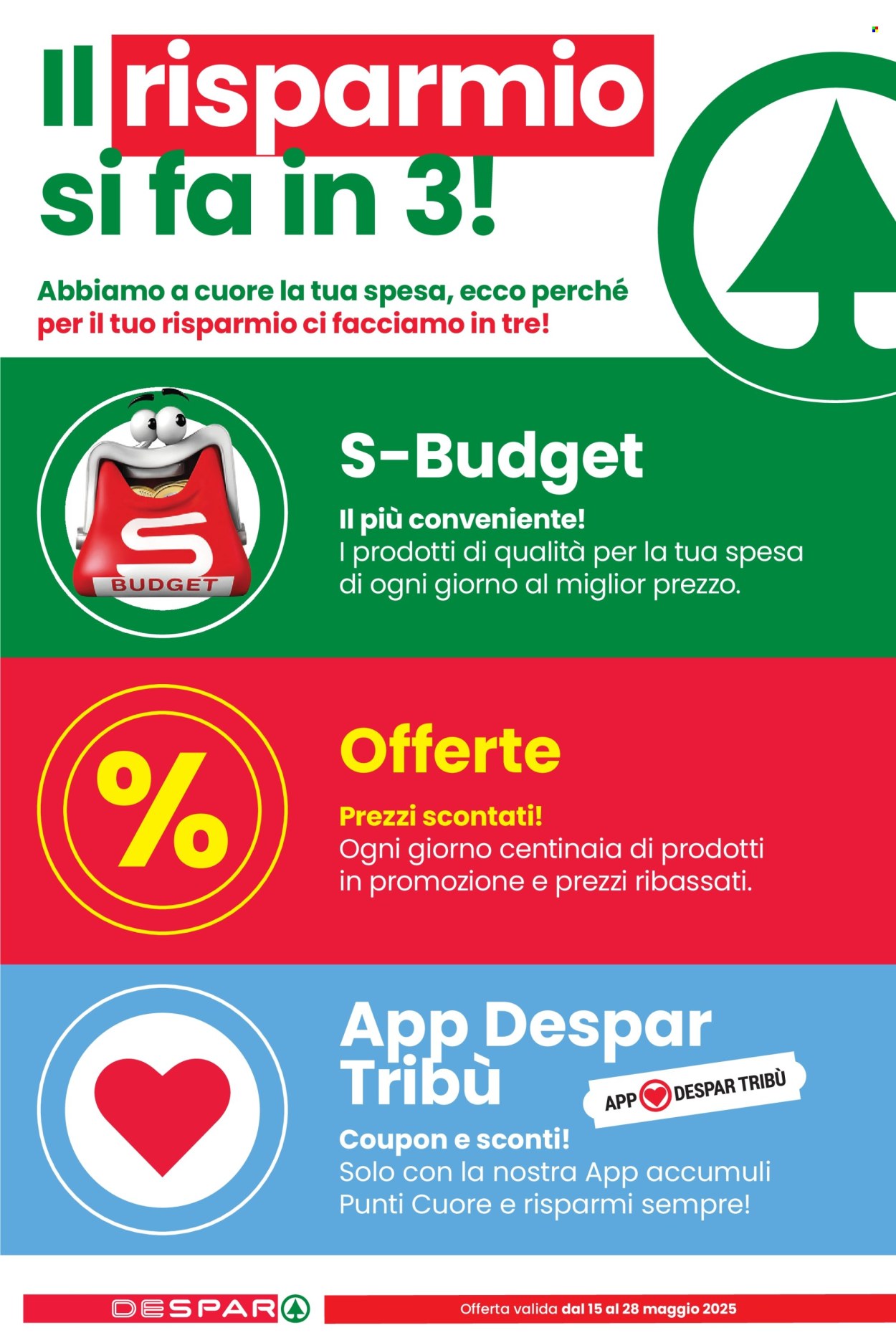Volantino Despar - 15/5/2025 - 24/5/2025. Pagina 1