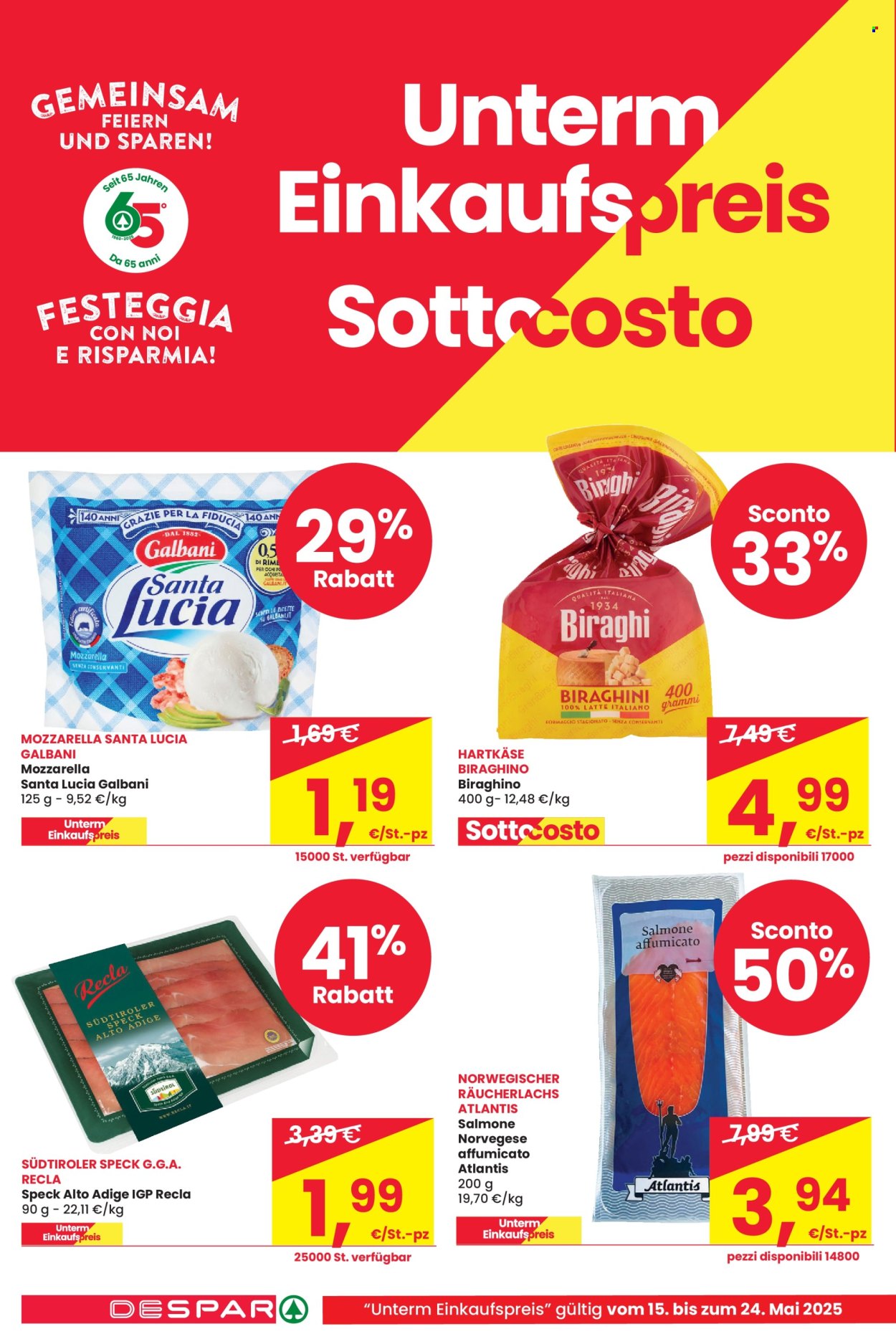 Volantino Despar - 15/5/2025 - 24/5/2025. Pagina 1