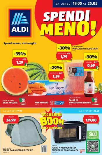 Volantino Aldi - 19/5/2025 - 25/5/2025.