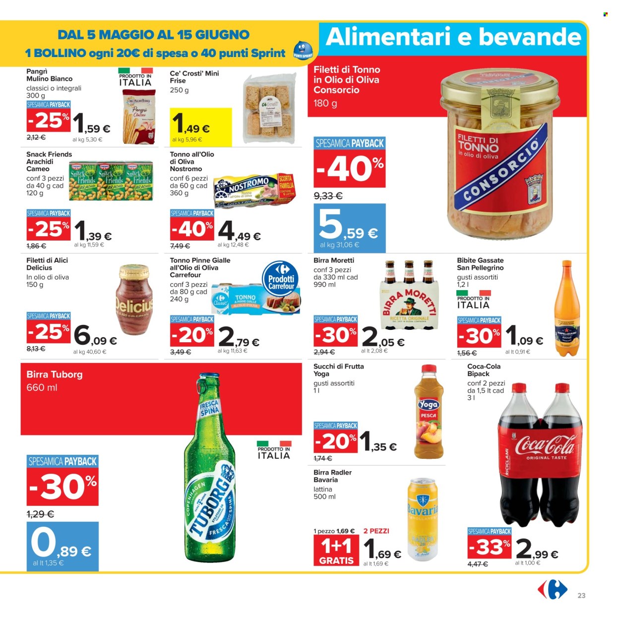 Volantino Carrefour - 16/5/2025 - 28/5/2025. Pagina 1