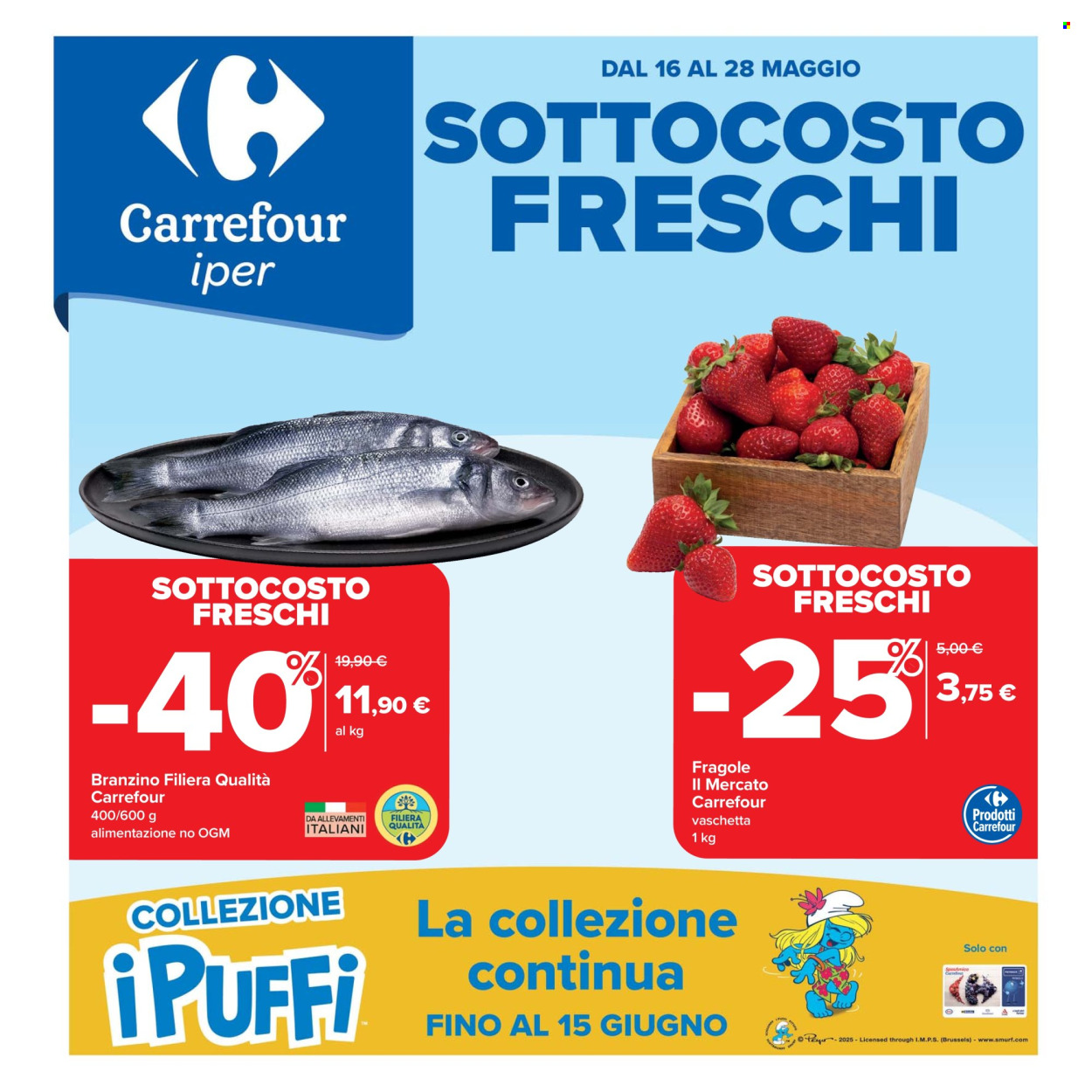 Volantino Carrefour - 16/5/2025 - 28/5/2025. Pagina 1