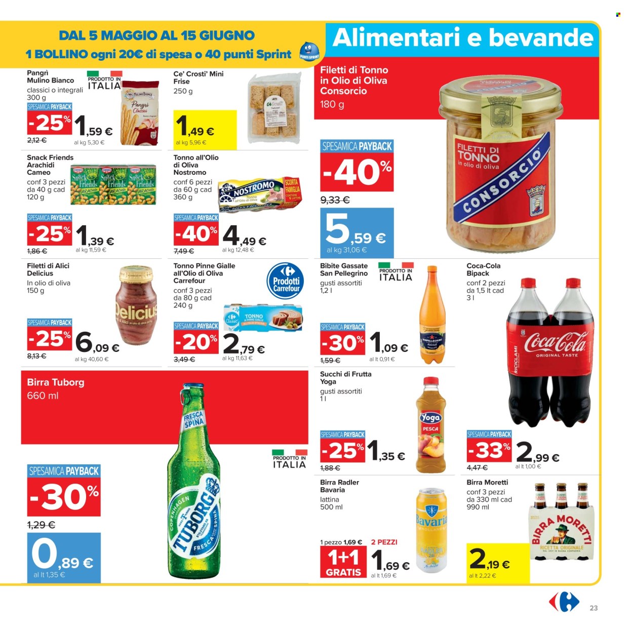 Volantino Carrefour - 16/5/2025 - 28/5/2025. Pagina 1