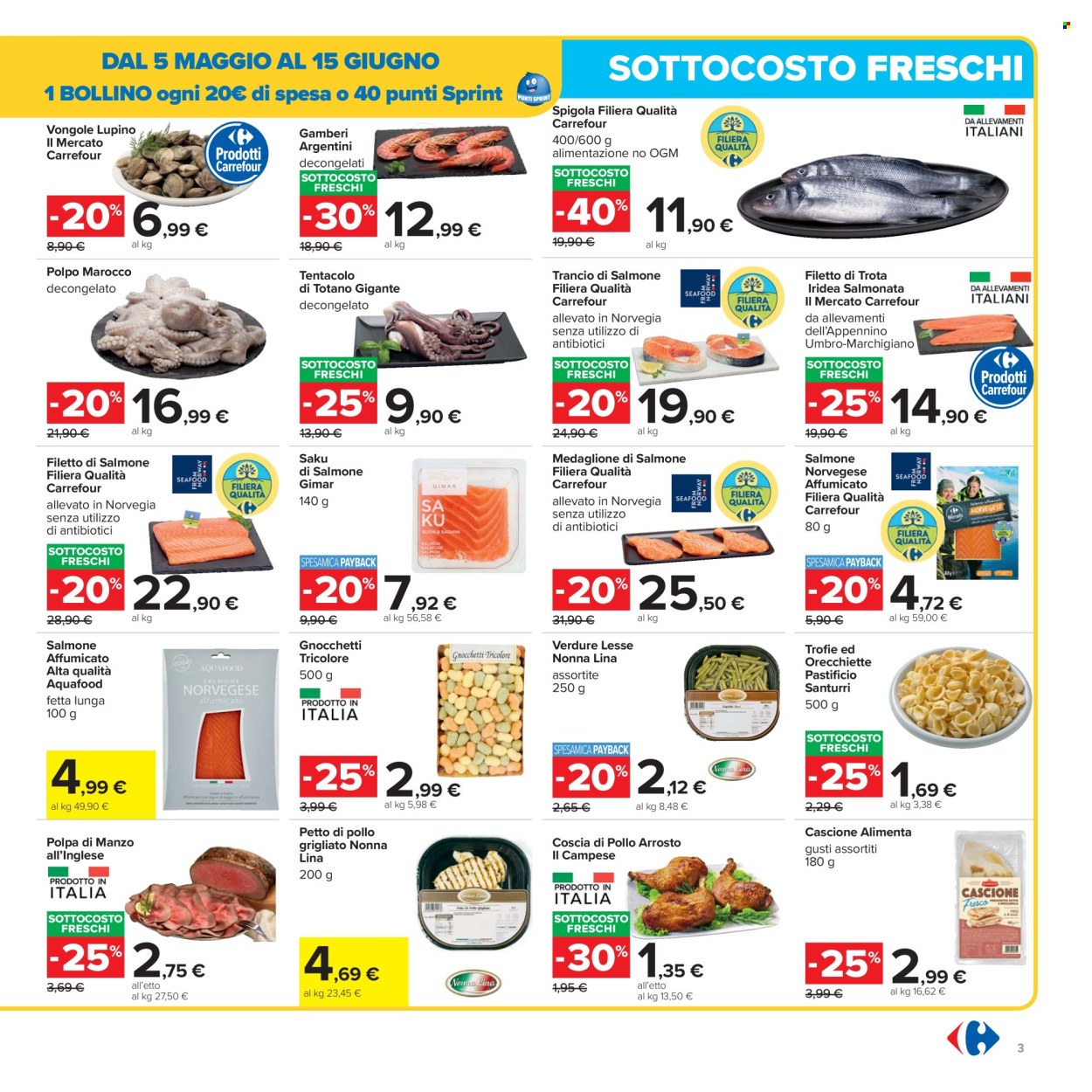 Volantino Carrefour - 16/5/2025 - 28/5/2025. Pagina 1