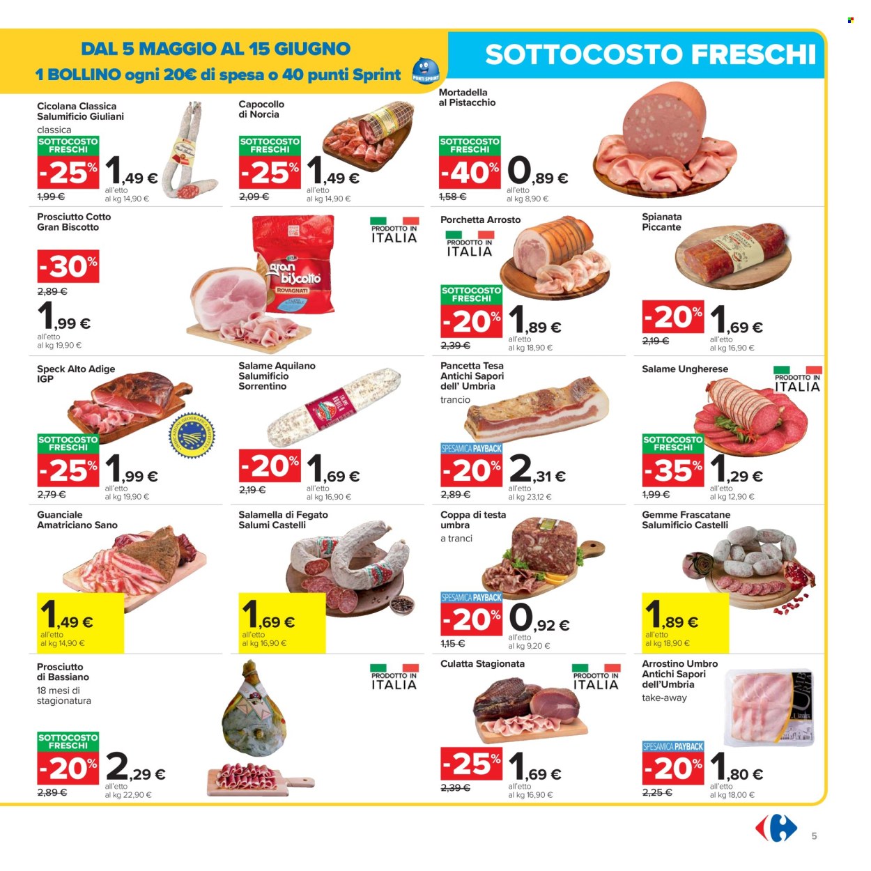 Volantino Carrefour - 16/5/2025 - 28/5/2025. Pagina 1