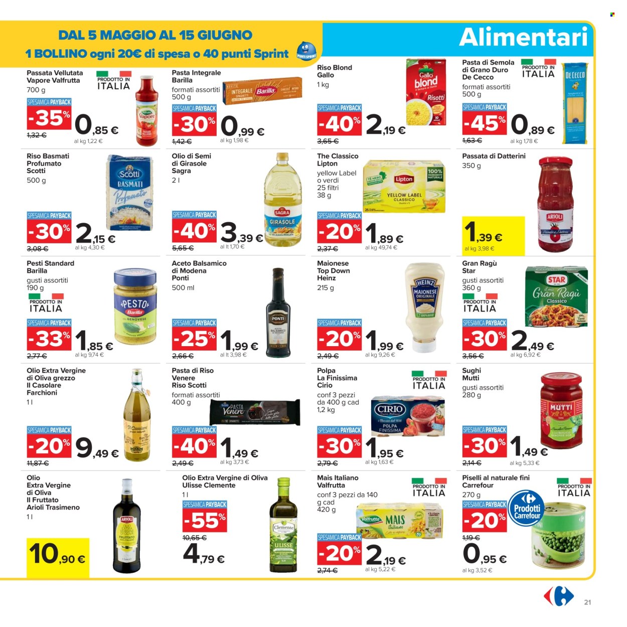 Volantino Carrefour - 16/5/2025 - 28/5/2025. Pagina 1