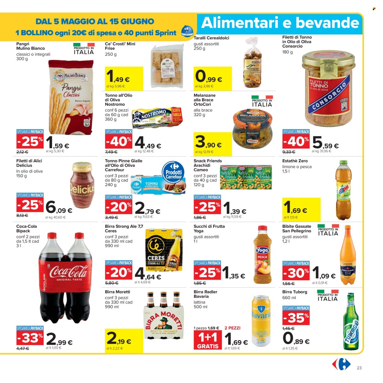Volantino Carrefour - 16/5/2025 - 28/5/2025. Pagina 1