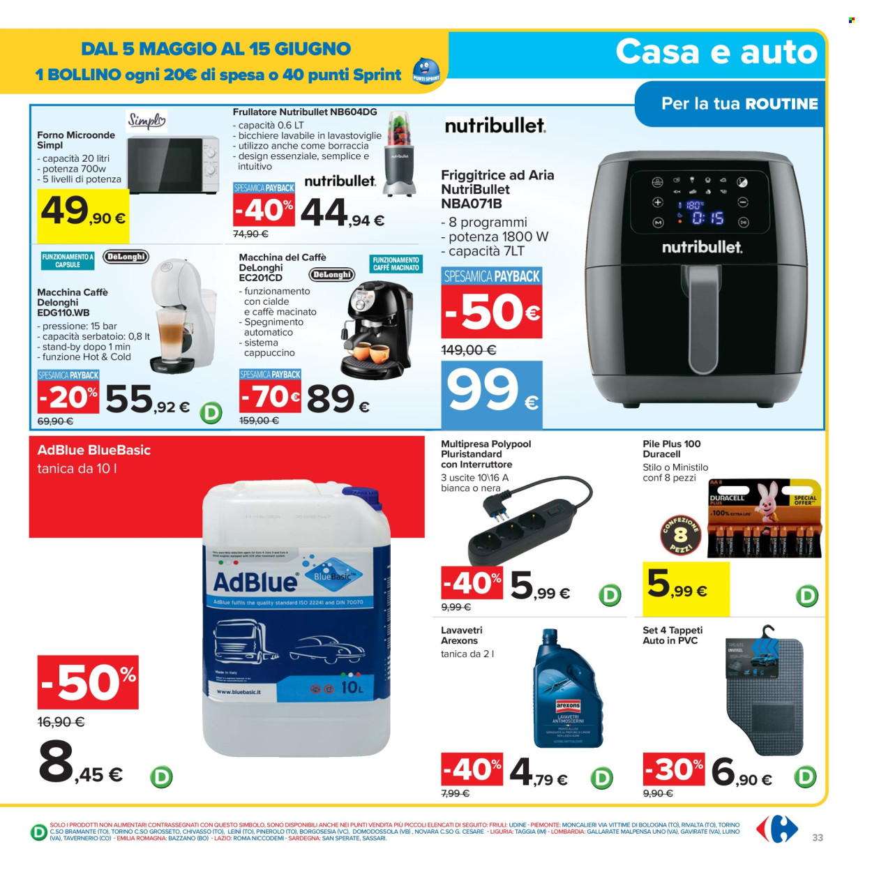 Volantino Carrefour - 16/5/2025 - 28/5/2025. Pagina 1