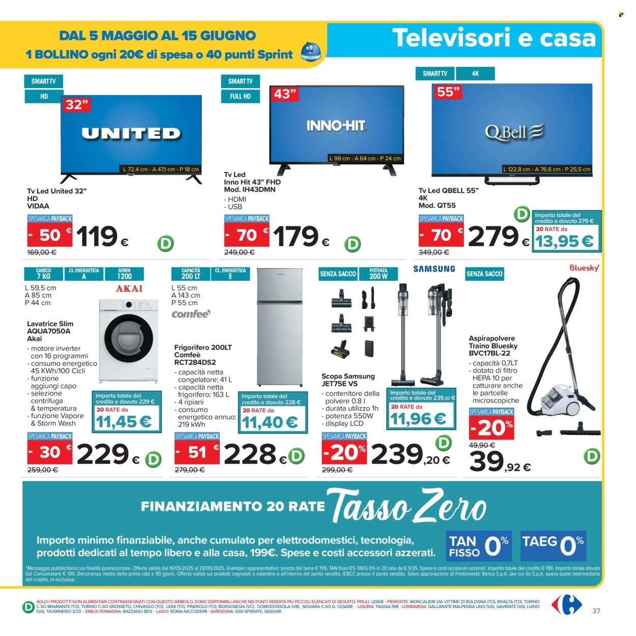 Volantino Carrefour - 16/5/2025 - 28/5/2025. Pagina 1