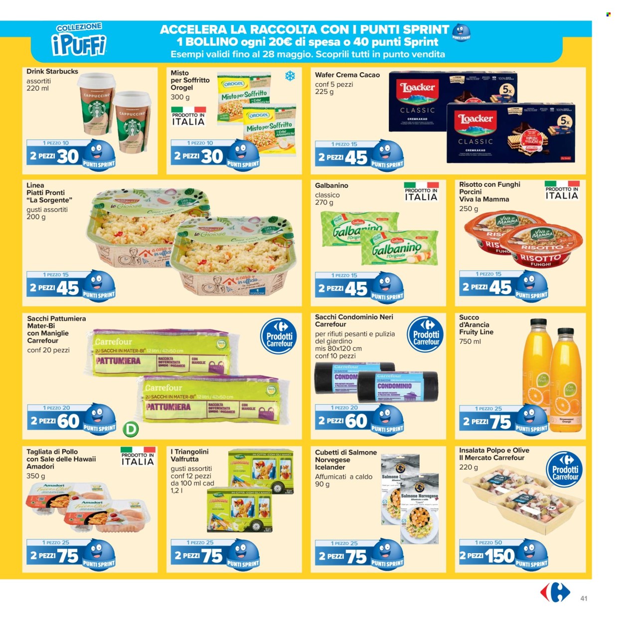 Volantino Carrefour - 16/5/2025 - 28/5/2025. Pagina 1