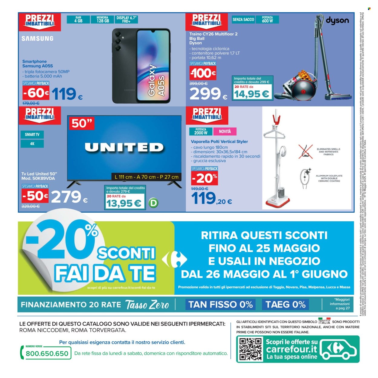 Volantino Carrefour - 16/5/2025 - 28/5/2025. Pagina 1