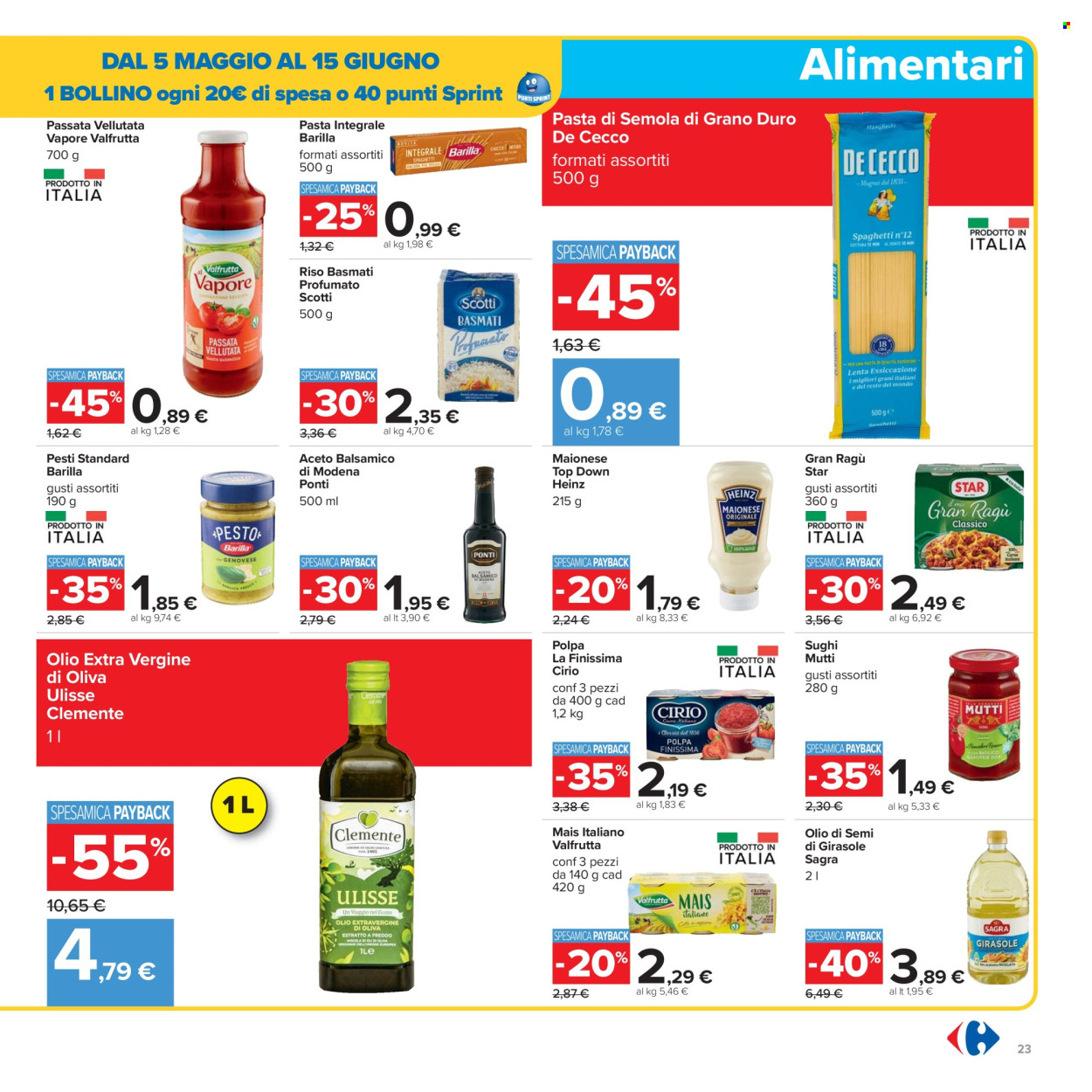 Volantino Carrefour - 16/5/2025 - 28/5/2025. Pagina 1