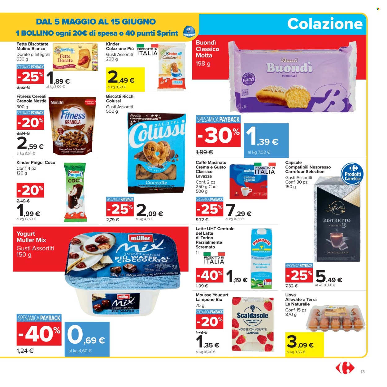 Volantino Carrefour - 16/5/2025 - 28/5/2025. Pagina 1